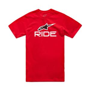 Тениска Alpinestars Ride 4.0 CSF червено-бяло-черно - II. качество