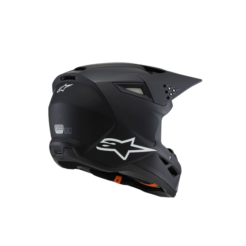 Детска мотокрос каска Alpinestars S-M3 Solid, матово черна - II. качество