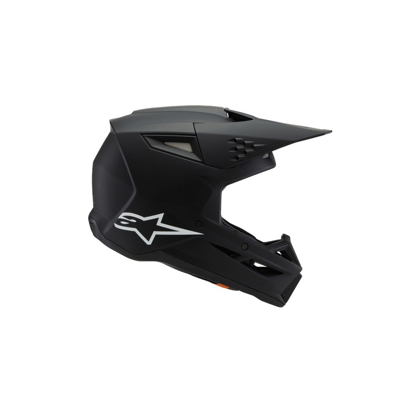Детска мотокрос каска Alpinestars S-M3 Solid, матово черна - II. качество