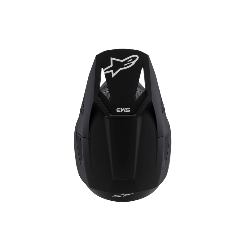 Детска мотокрос каска Alpinestars S-M3 Solid, матово черна - II. качество