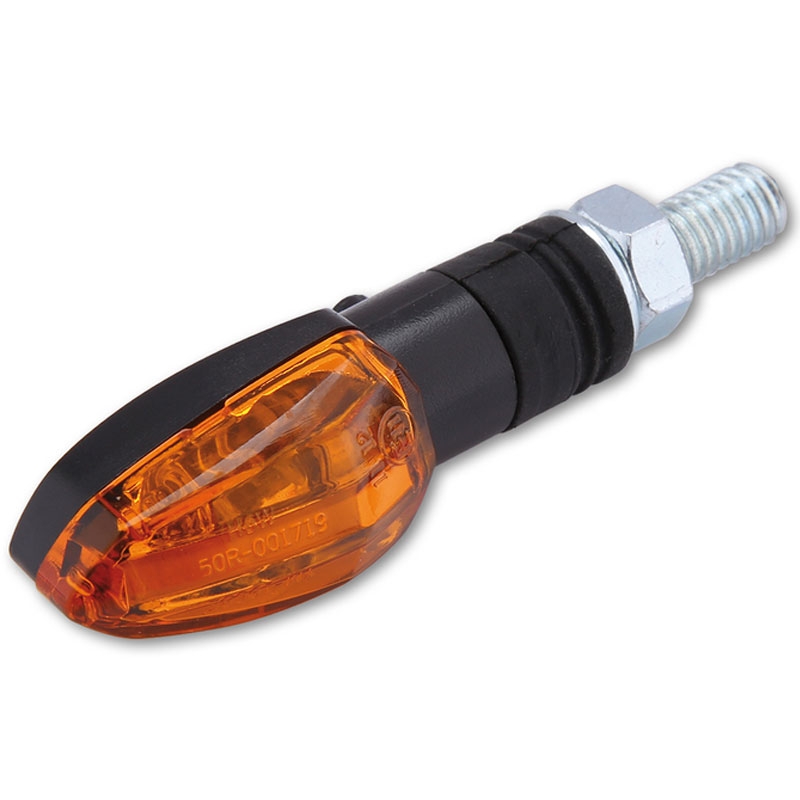 Мигачи за мотоциклет Highsider Smart Lizzard 12V черно-оранжеви