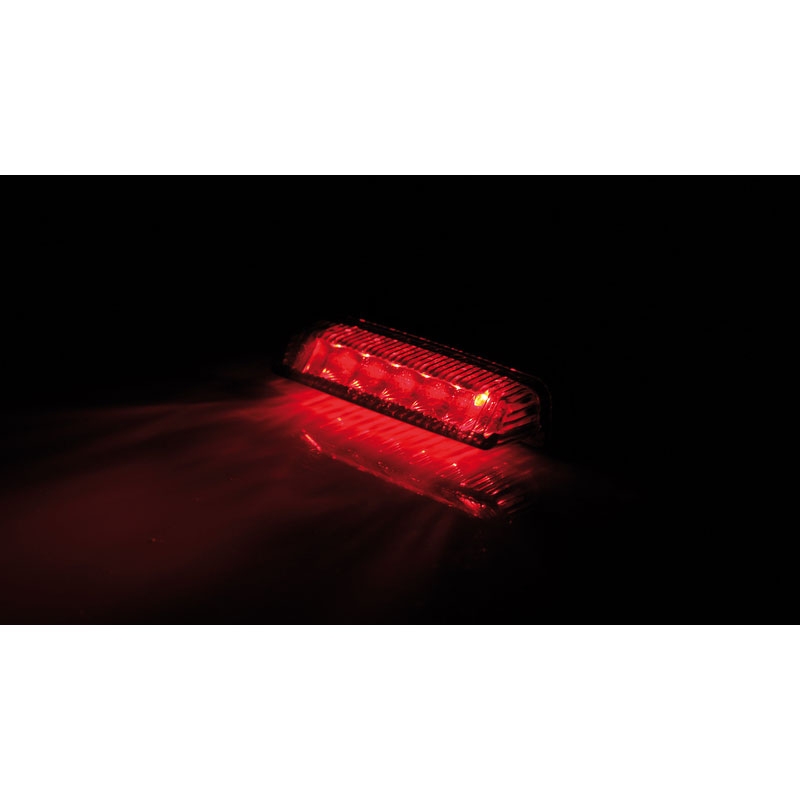 Highsider Smart Mini LED заден фар за мотоциклет, черен-опушен