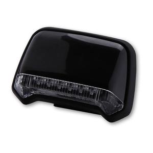 Highsider Smart LED задна светлина за мотоциклет за монтаж на калник, черна