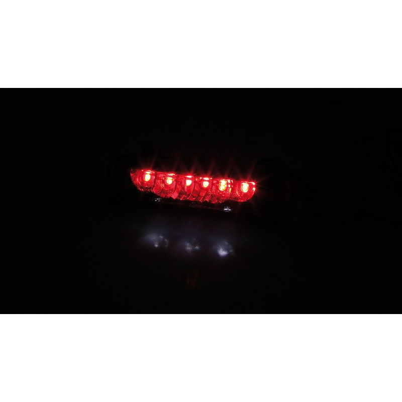 Highsider Smart LED задна светлина за мотоциклет черно-прозрачна