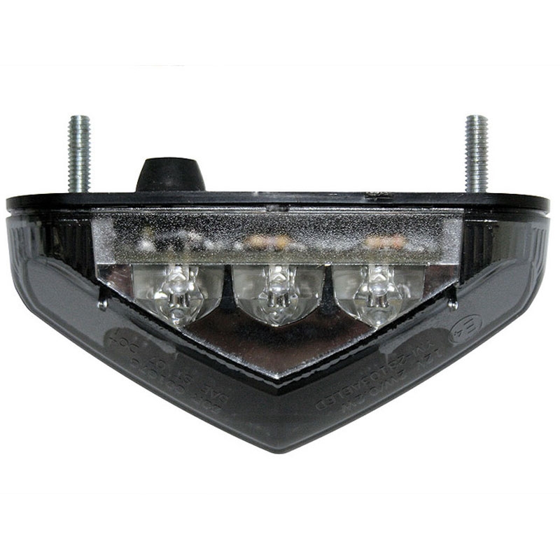 Highsider Smart LED задна светлина за мотоциклет черно-прозрачна