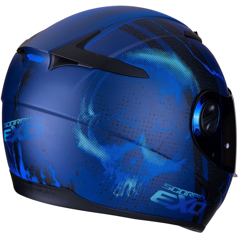 Integrální přilba Scorpion EXO-490 Dar černo-modrá