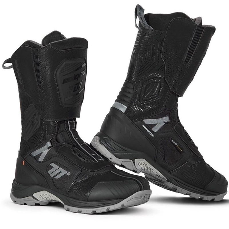Мотоциклетни ботуши SEVENTY DEGREES SD-BA6 Stelvio High black-grey