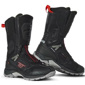 Мотоциклетни ботуши SEVENTY DEGREES SD-BA6 Stelvio High black-red-green