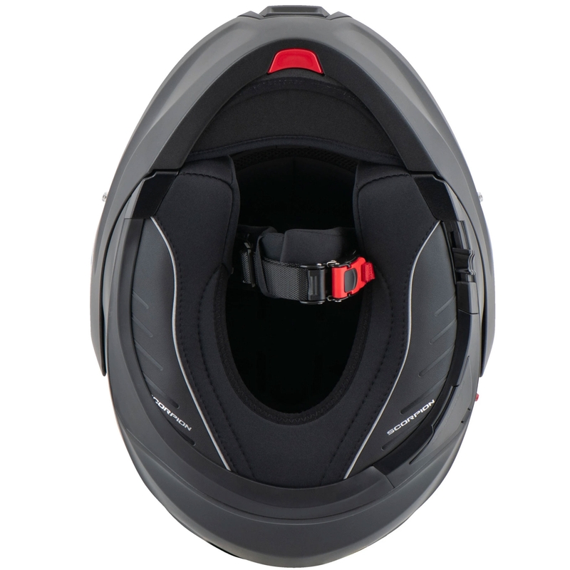 Scorpion EXO-930 EVO Solid, сгъваема мотоциклетна каска, черна, матова