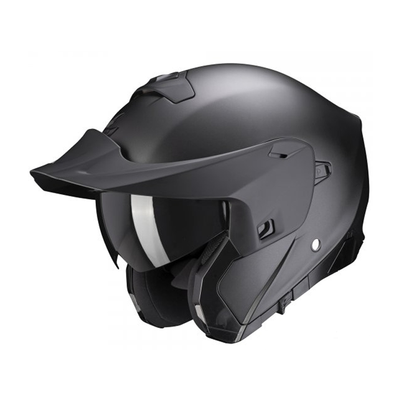 Scorpion EXO-930 EVO Solid, сгъваема мотоциклетна каска, черна, матова