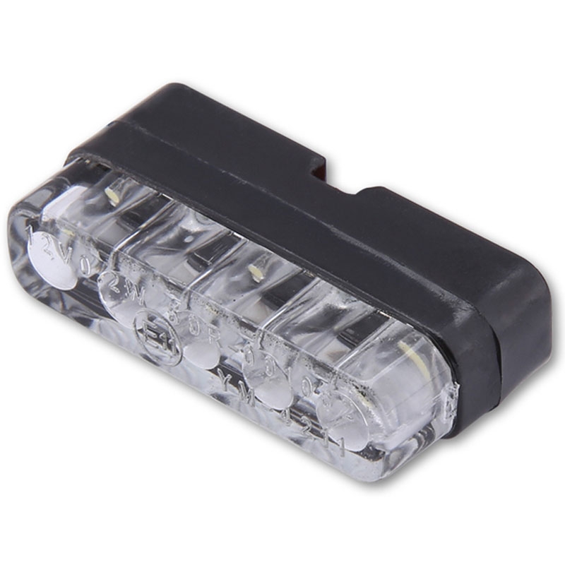 Осветление на регистрационния номер Highsider Smart Mini LED диоди черно-прозрачни