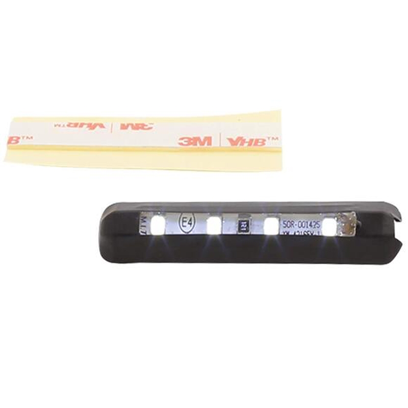 Осветление за регистрационен номер Highsider Smart 4 LED-а със самозалепващо фолио, черно