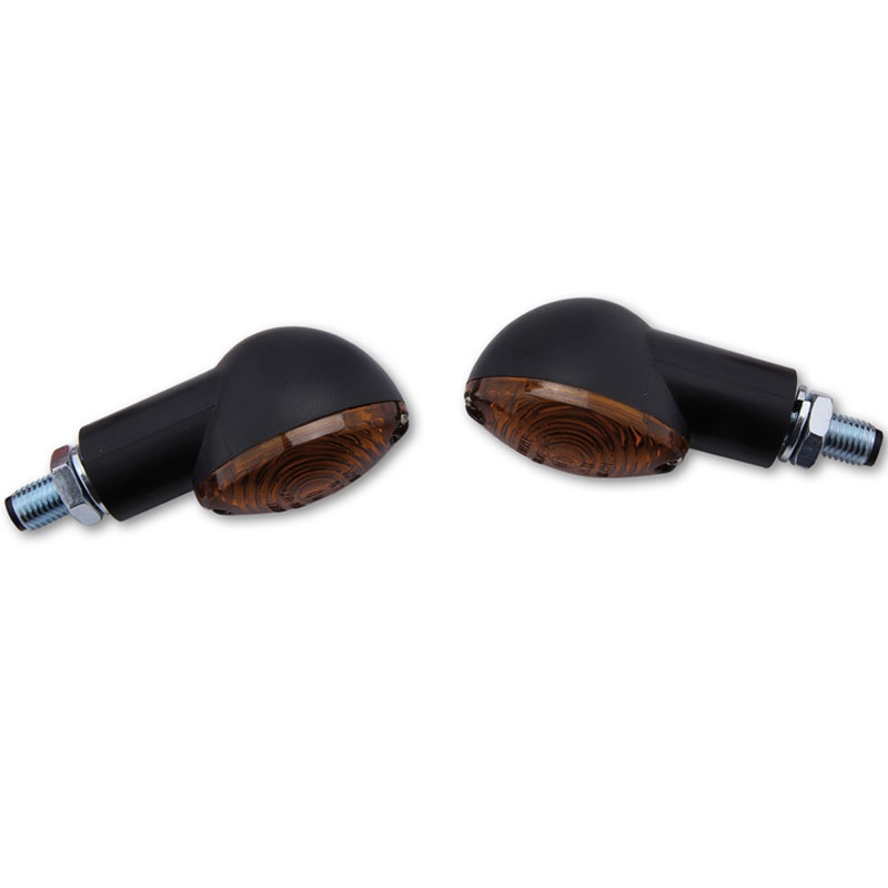 Мигачи за мотоциклет Highsider Smart Cateye Mini черно-опушени
