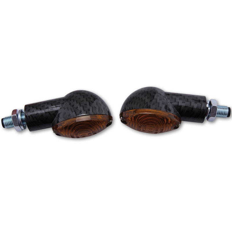 Мигачи за мотоциклет Highsider Smart Cateye Mini опушено-черни