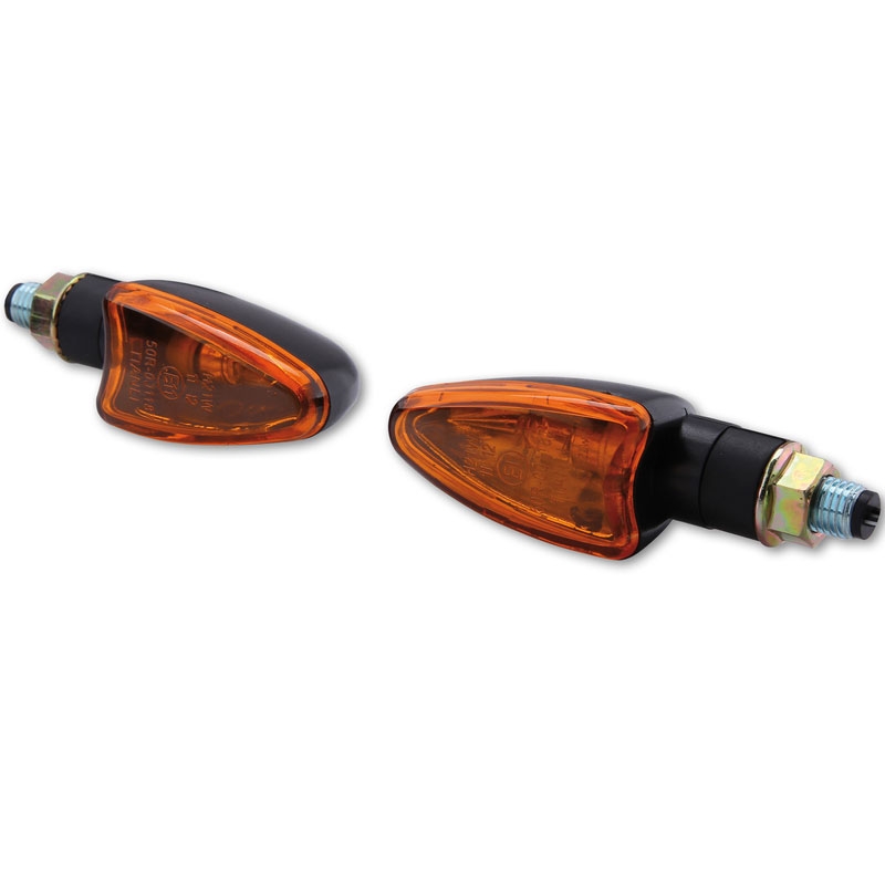 Highsider Smart Arrow Mini мотоциклетни мигачи черно-оранжеви