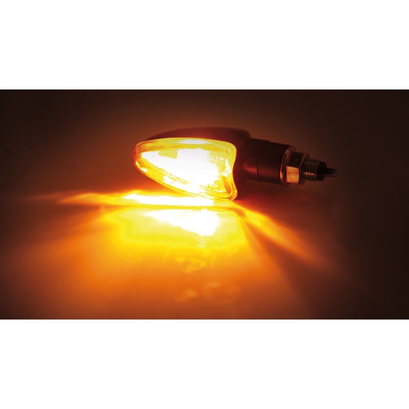 Highsider Smart Arrow Mini мотоциклетни мигачи черно-оранжеви