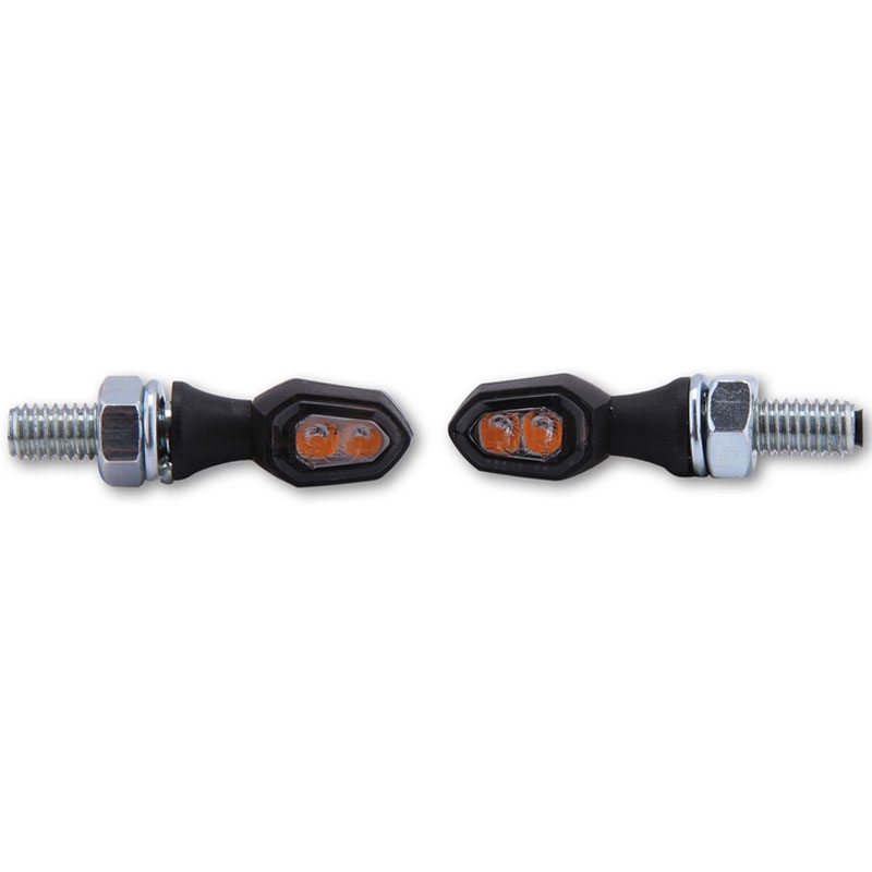 Мигачи за мотоциклет Highsider Smart Crumb LED черно-опушени