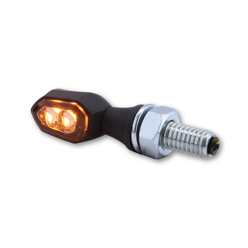 Мигачи за мотоциклет Highsider Smart Crumb LED черно-опушени