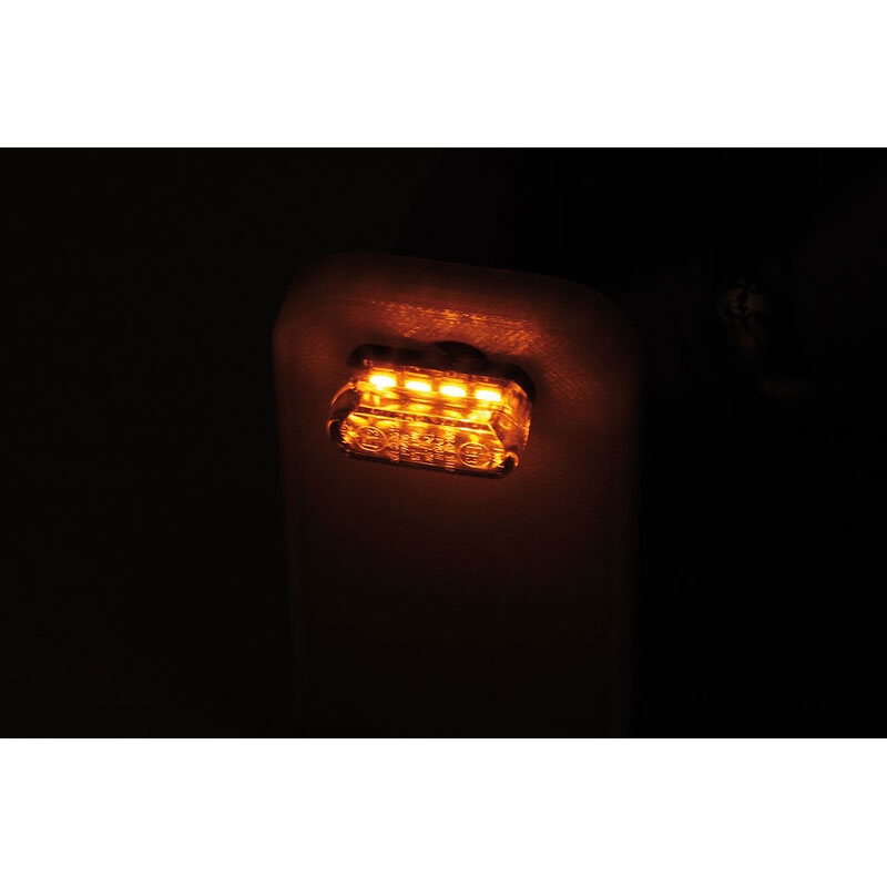 Мигачи за мотоциклет Highsider Smart Module 1 Pro LED, опушено сиви