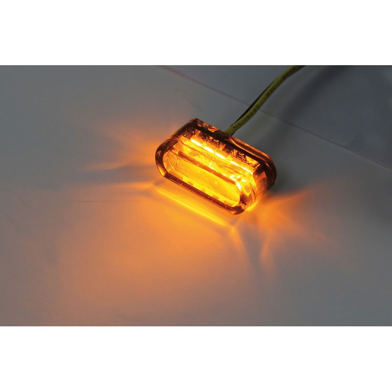 Мигачи за мотоциклет Highsider Smart Module 1 LED, опушено сиви