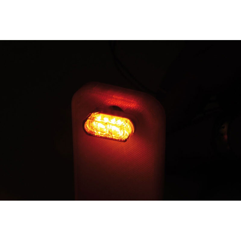 Мигачи за мотоциклет Highsider Smart Module 1 Pro LED 3в1, опушено сиви