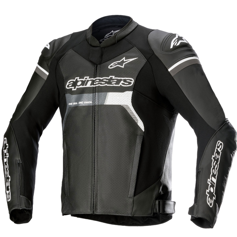 Кожено мотоциклетно яке Alpinestars GP Force Airflow, черно