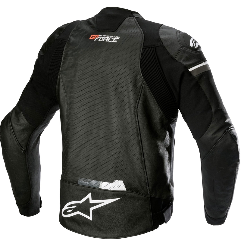 Кожено мотоциклетно яке Alpinestars GP Force Airflow, черно