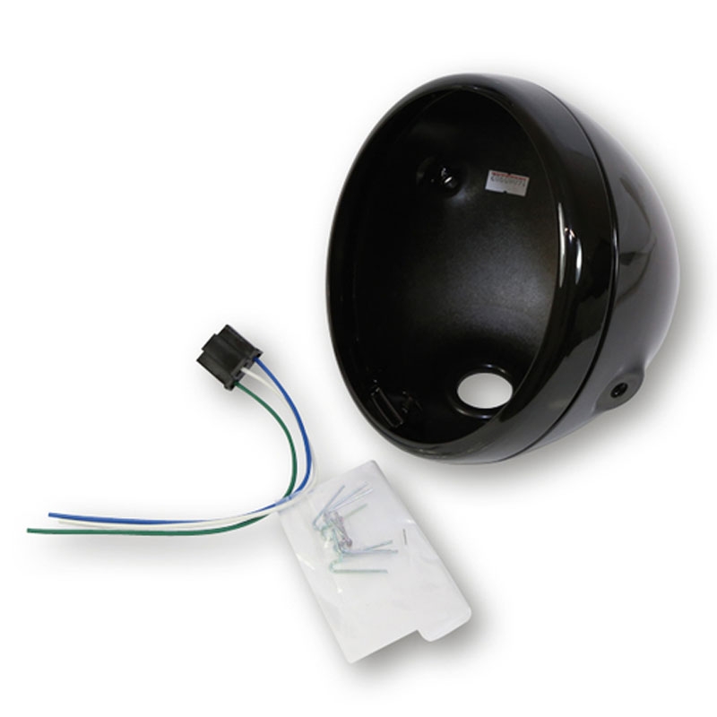 Корпус за фар Highsider Smart Reno 7 инча, гланцово черен