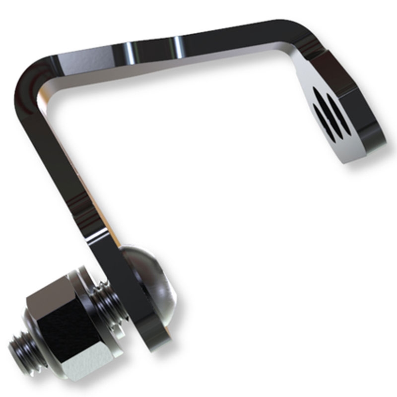 Държач за осветление на регистрационния номер Highsider Pro S черен