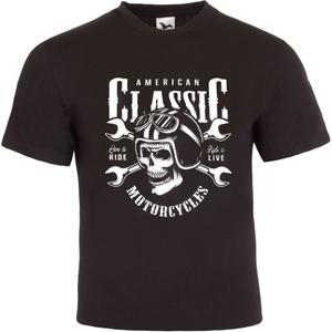 Тениска RSA American Classic Motorcycles black