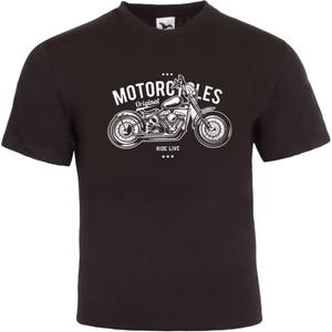 RSA Motorcycles Ride Live Тениска черно