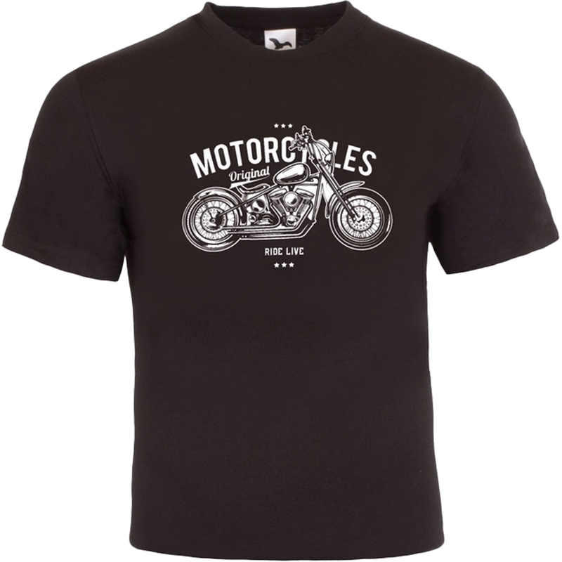RSA Motorcycles Ride Live Тениска черно
