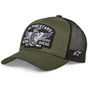 Шапка Alpinestars Heritage Patcher зеленочерна