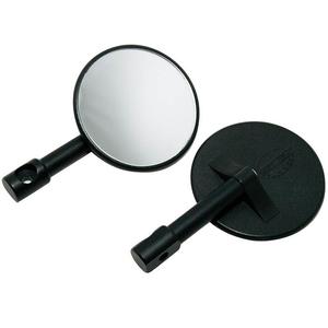Highsider Smart Bar End кръгло огледало за обратно виждане черно