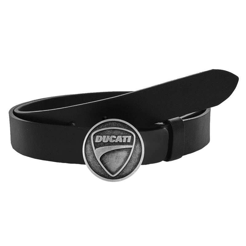 Кожен мото колан с катарама Ducati