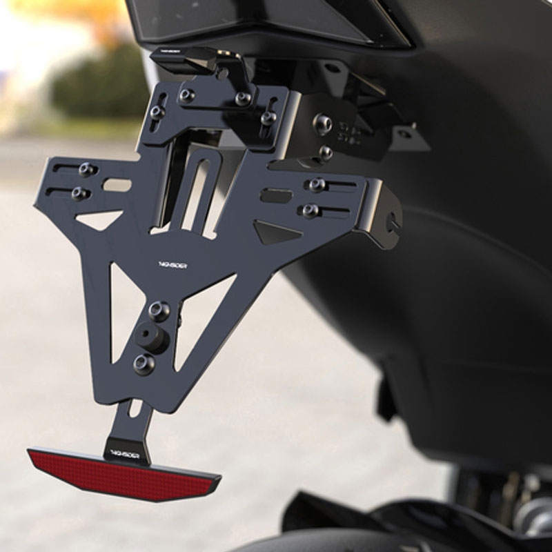 Държач за регистрационен номер с осветление Highsider Akron-RS PRO Ducati черен