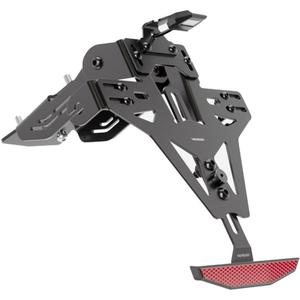 Държач за регистрационен номер с осветление Highsider License Akron RS PRO KTM 790 DUKE ABS и 890 DUKE R черен