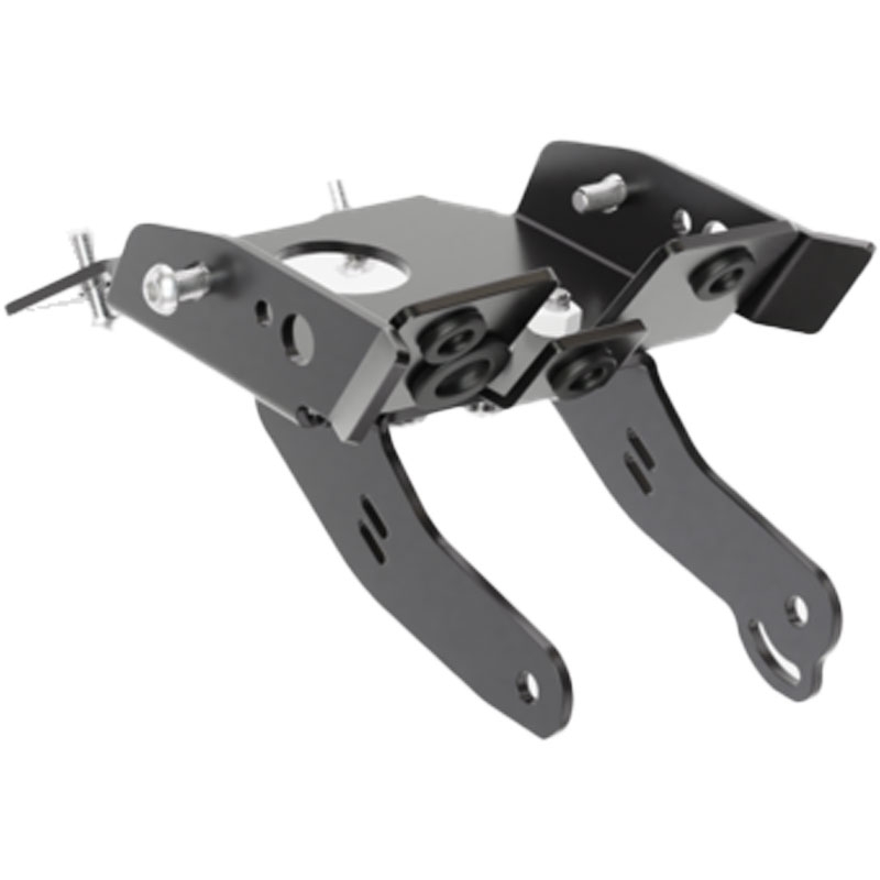 Държач за регистрационен номер с осветление Highsider License Akron RS PRO KTM 690 SMC R черен