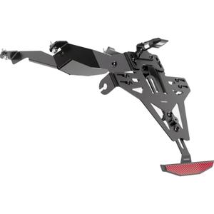 Държач за регистрационен номер с осветление Highsider Akron RS PRO Honda CB 125 R NEO черен