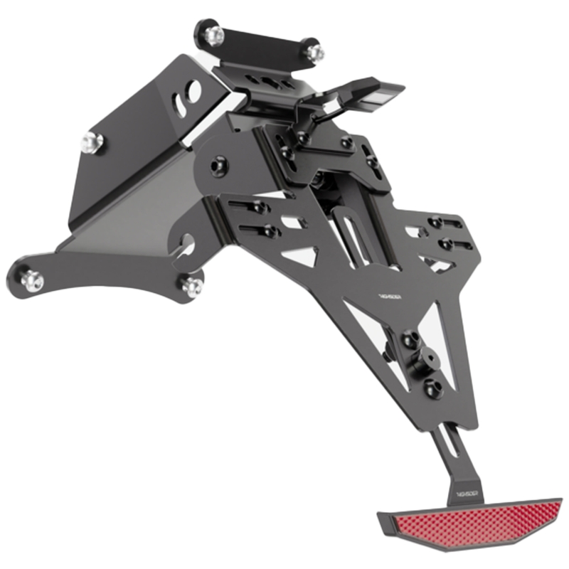 Държач за регистрационен номер с осветление Highsider Akron RS PRO HUSQVARNA 701 черен