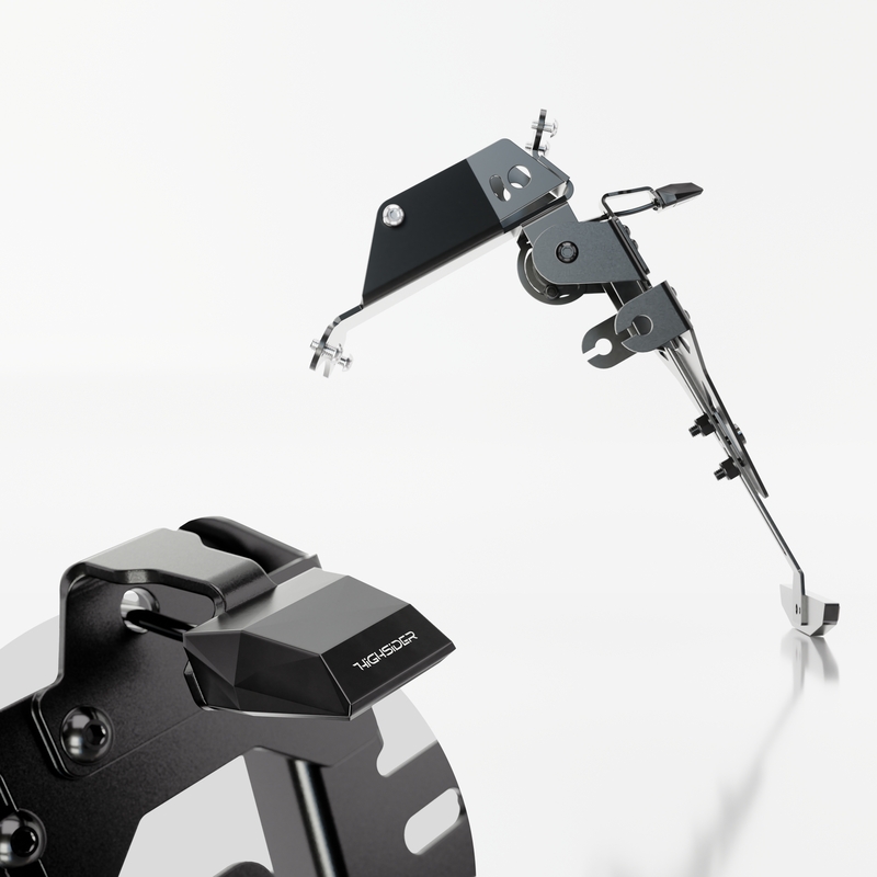 Държач за регистрационен номер с осветление Highsider Akron RS PRO HUSQVARNA 701 черен