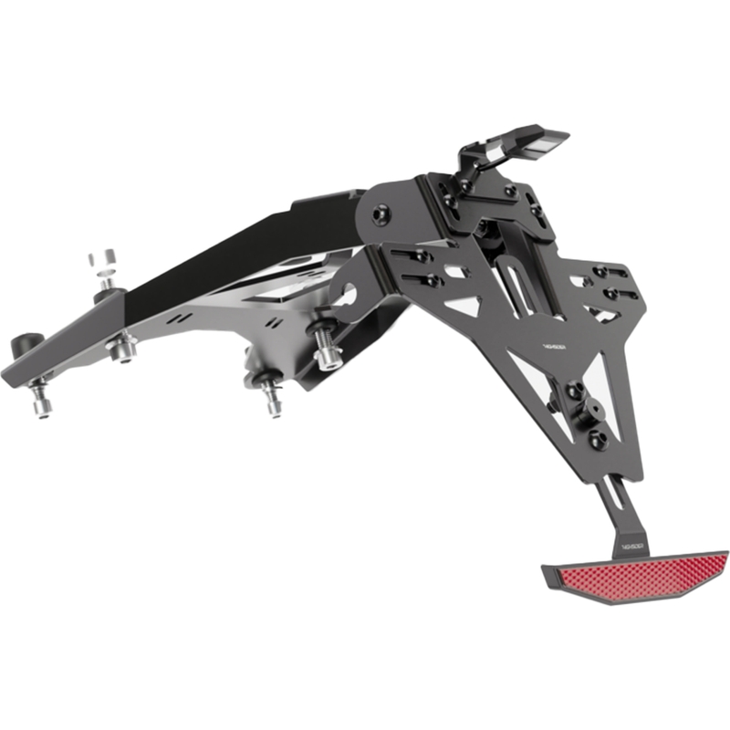 Държач за регистрационен номер с осветление Highsider Akron RS PRO HUSQVARNA 401 черен