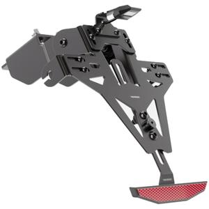 Държач за регистрационен номер с осветление Highsider Akron RS PRO Kawasaki ER-6 F,N черен