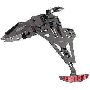 Държач за регистрационен номер с осветление Highsider Akron RS PRO Yamaha MT-07 черен