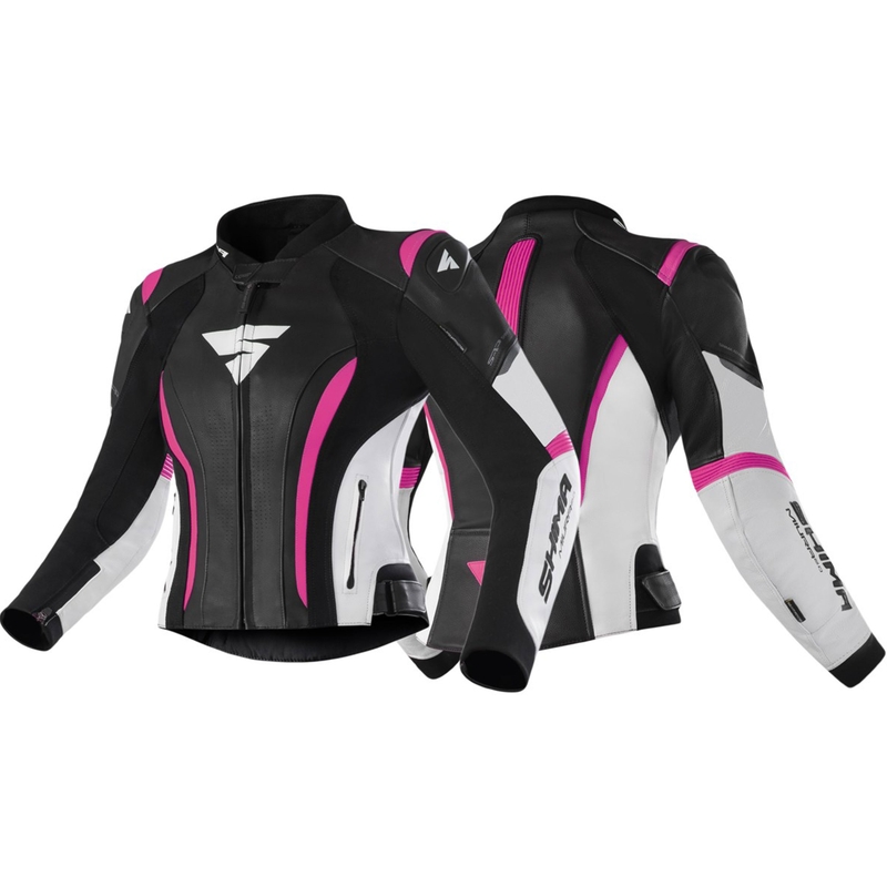 Дамско яке за мотоциклети Shima Miura 2.0 Black, White and Pink