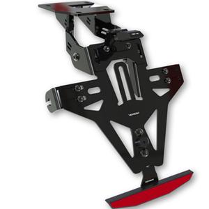 RS PRO Универсален държач за регистрационен номер Highsider Akron, черен