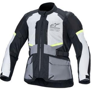Мото яке Alpinestars Andes Air Drystar, светло сиво-тъмно сиво-черно-флуоресцентно жълто