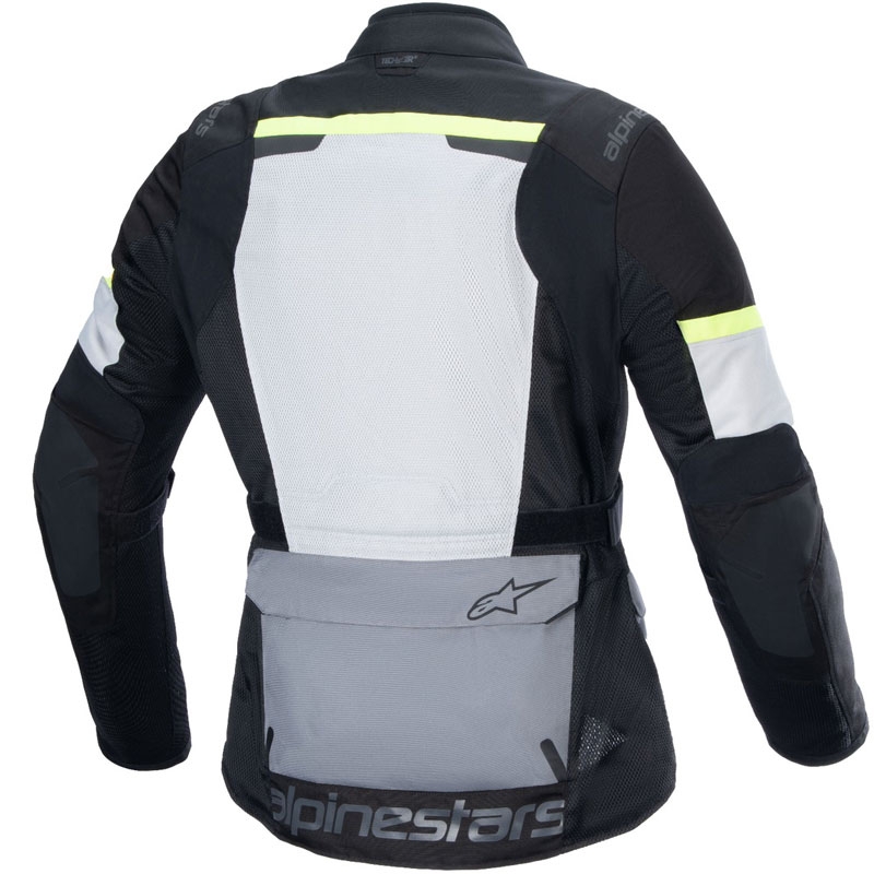 Мото яке Alpinestars Andes Air Drystar, светло сиво-тъмно сиво-черно-флуоресцентно жълто