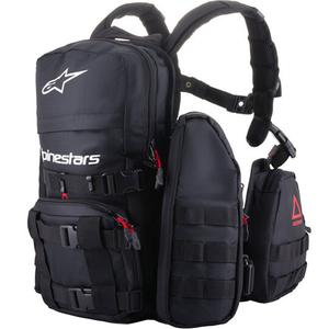 Тактическа раница Alpinestars Techdura, черно-бяла, 9 л