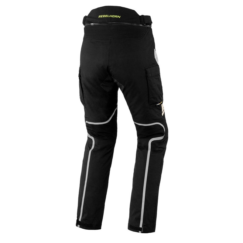 Дамски панталони за мотоциклетизъм Rebelhorn Hardy II Grey-Black-Fluo Yellow разпродажба